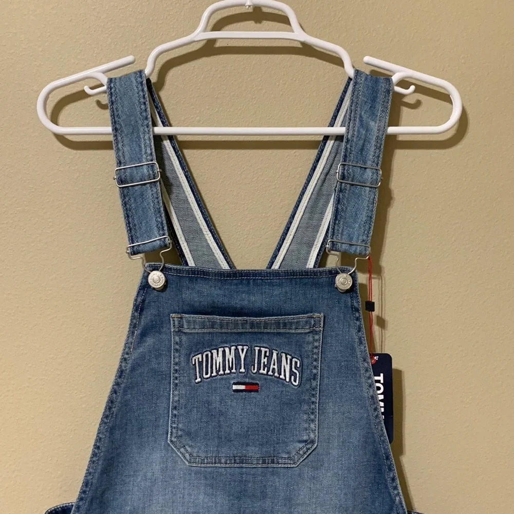 Tommy Hilfiger 'Long Beach' Women’s Denim Skirtall/Overall Dress-Size 29 NWT - Picture 2 of 11